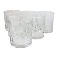 Set de 6 pahare din sticla pentru whisky 330 ml