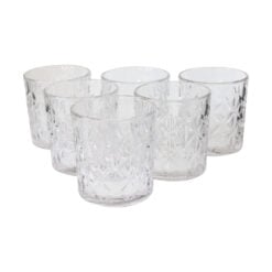Set de 6 pahare din sticla