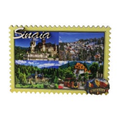 Magnet de frigider din lemn Romania 14 x 9.5 cm