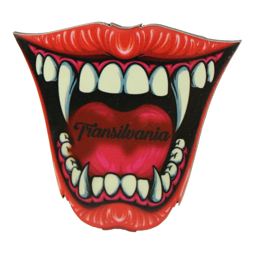 Magnet de frigider din lemn Transilvania 8.5 x 8 cm