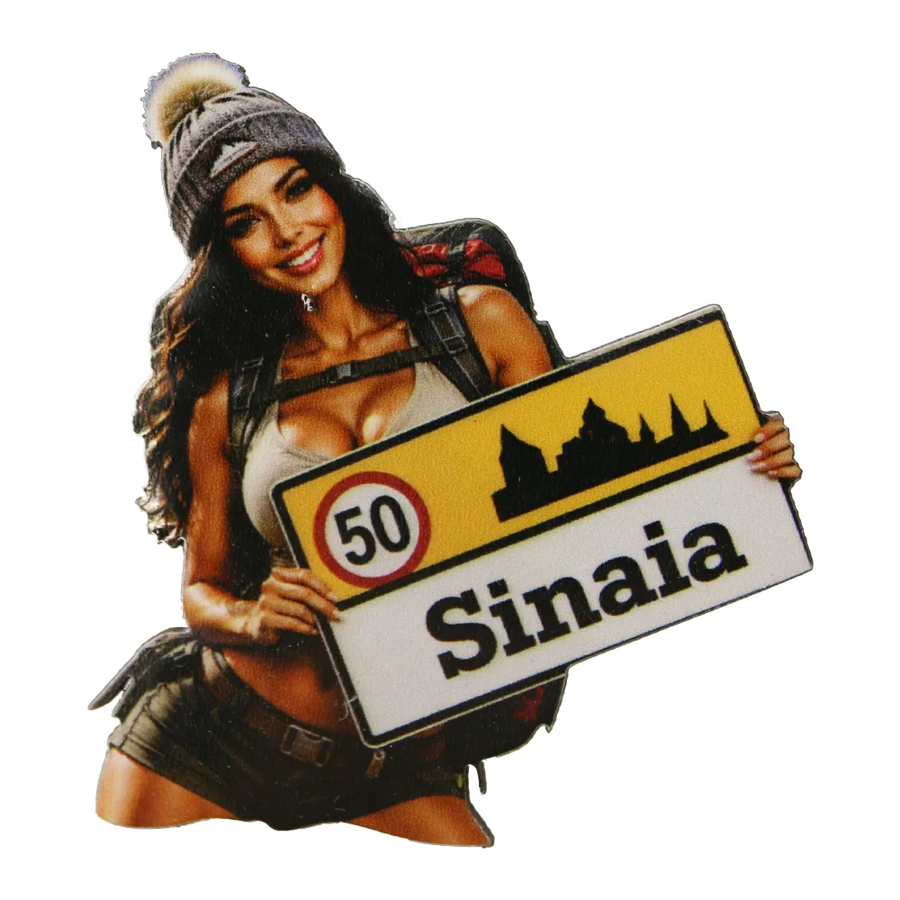 Magnet de frigider din lemn Sinaia 8 x 8.5 cm Magnet de frigider din lemn Sinaia 8 x 8.5 cm