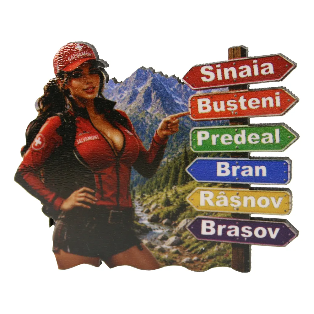 Magnet de frigider din lemn Sinaia 8.5 x 6.5 cm Magnet de frigider din lemn Sinaia 8.5 x 6.5 cm