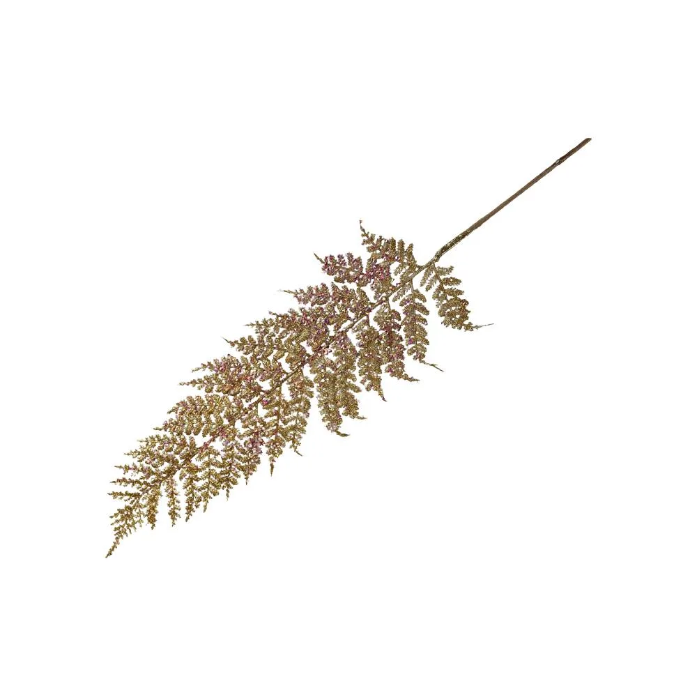 Decor frunza aurie cu sclipci 15 x 66 cm Decor frunza aurie cu sclipci 15 x 66 cm