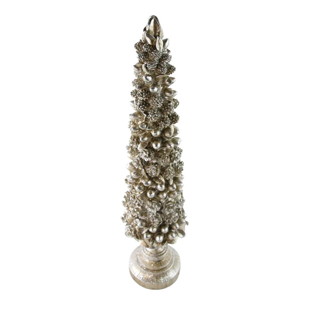 Brad de Craciun decorativ din rasina 14 x 55 cm