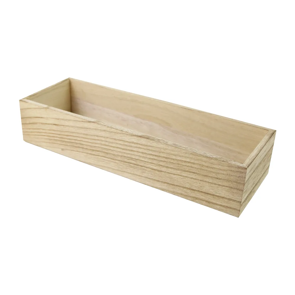 Cutie lemn pentru aranjamente decorative 30 x 10 x 6 CM Cutie lemn pentru aranjamente decorative 30 x 10 x 6 CM
