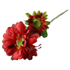 Floare artificiala Zinnia 60 cm