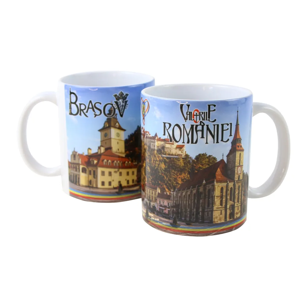 Cana din ceramica Brasov 330 ml
