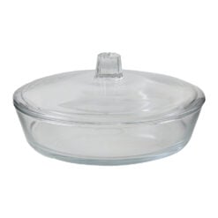 Bol din sticla cu capac 22 x 10 cm