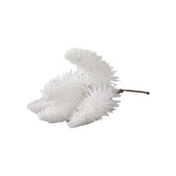 Pick decorativ creanga de brad inzapezita 25 cm