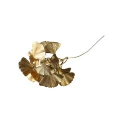 Creanga decorativa Ginkgo aurie 34 cm