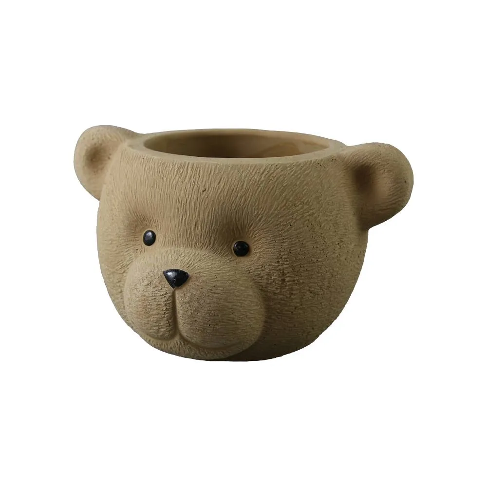 Ghiveci decorativ in forma de Urs 15x10 cm