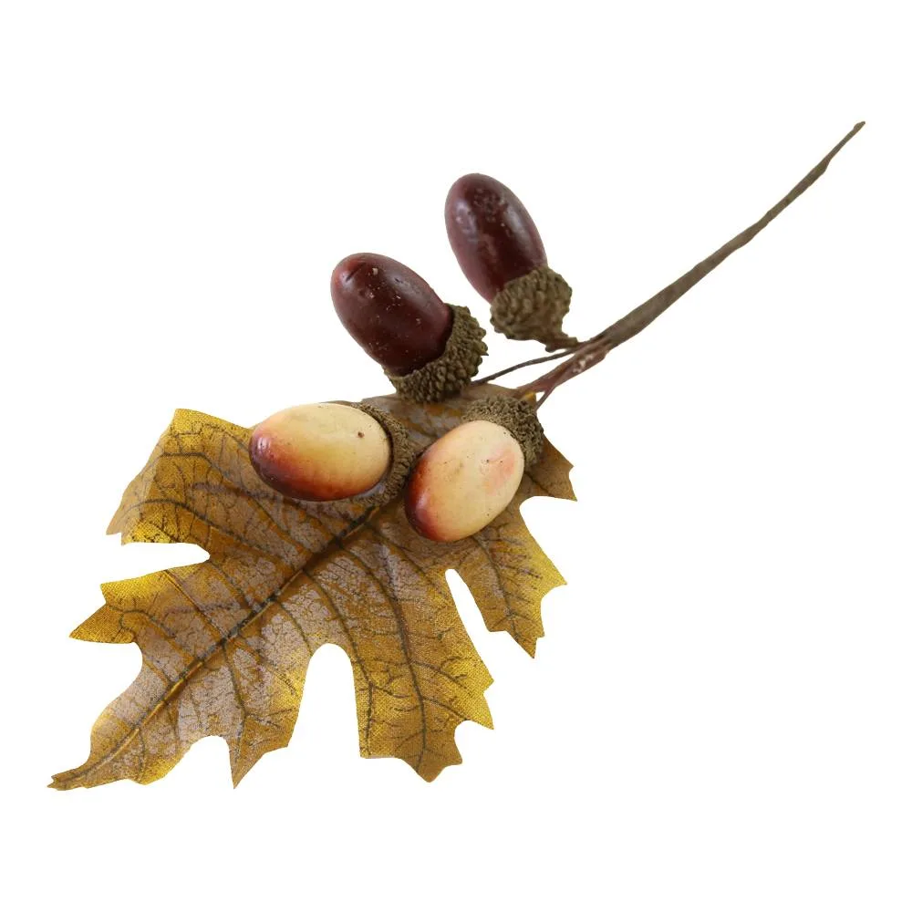 Pick decorativ de toamna cu ghinde 24 cm Pick decorativ de toamna cu ghinde 24 cm