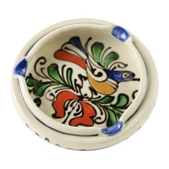 Scrumiera din ceramica de Corund cu motive traditionale 9.5 cm