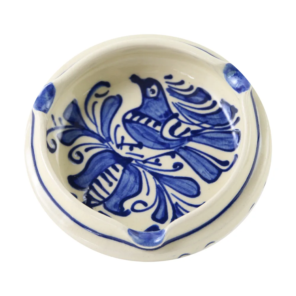 Scrumiera din ceramica de Corund cu motive traditionale 9.5 cm Scrumiera din ceramica de Corund cu motive traditionale 9.5 cm