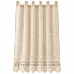 Perdea rustica din bumbac 100 x 150 cm