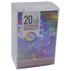 Instalatie Craciun cu 20 de leduri Multicolor