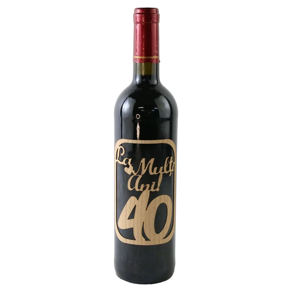 Vin rosu 750 ml "La multi ani! 40" Vin rosu 750 ml "La multi ani! 40"