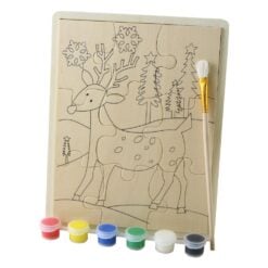 Puzzle de Craciun din lemn de pictat