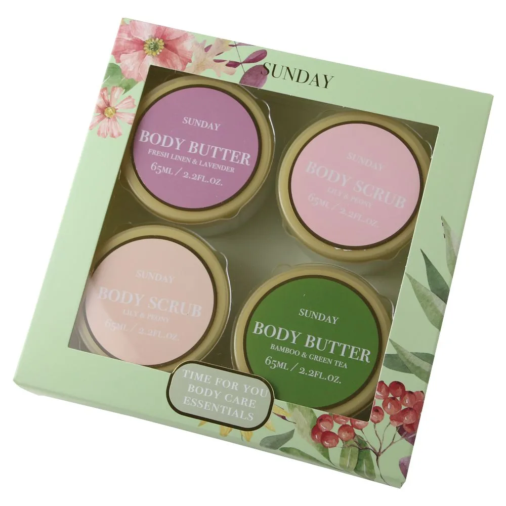 Set SPA Sunday pentru ingrijirea corpului 4x65 ml Set SPA Sunday pentru ingrijirea corpului 4x65 ml