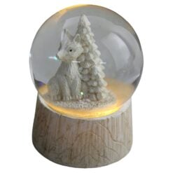 Glob de zapada cu led 6.5x9 cm