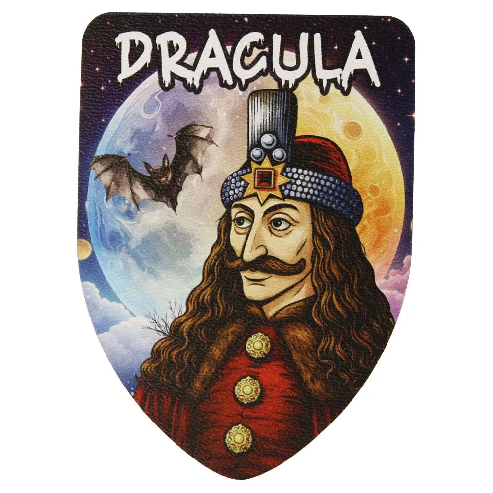 Magnet de frigider din placaj "Dracula" 6.5x9 cm