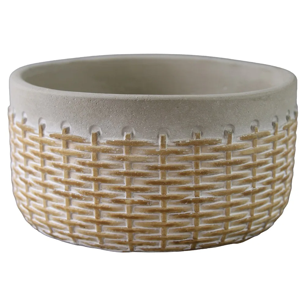 Ghiveci decorativ din beton 16 x 8 cm