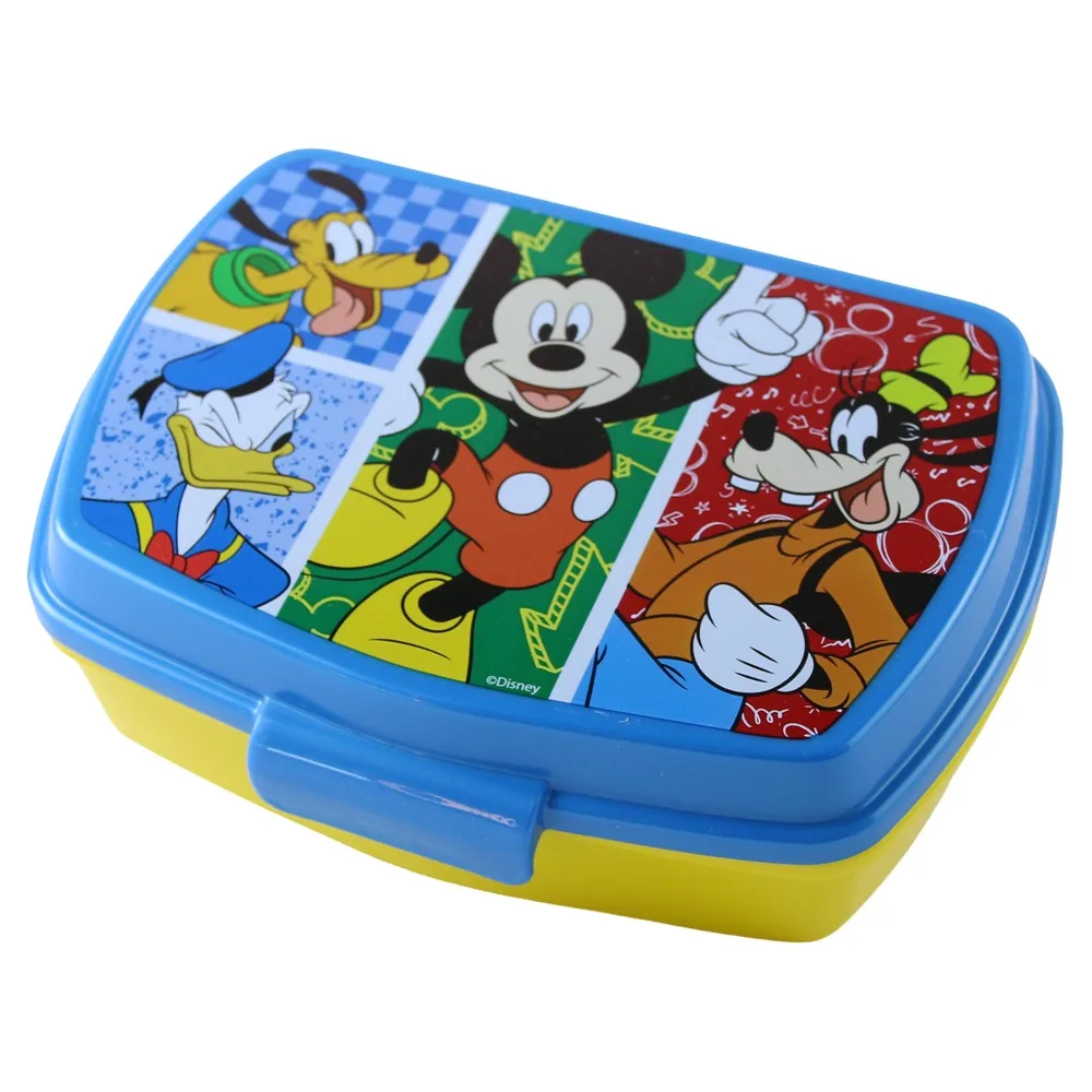 Cutie sandwich din plastic Mickey Mouse funny 17 x 14 cm