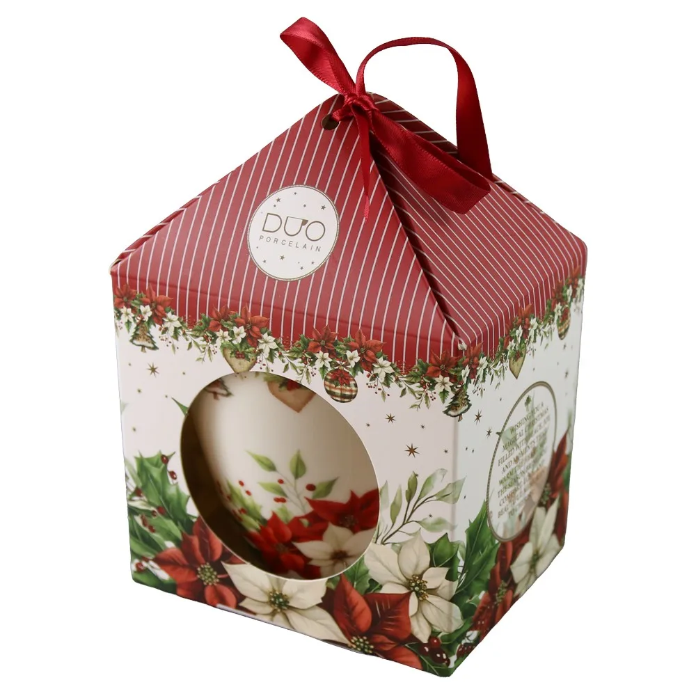 Cana de Craciun din portelan Christmas Flower 360 ml Cana de Craciun din portelan Christmas Flower 360 ml