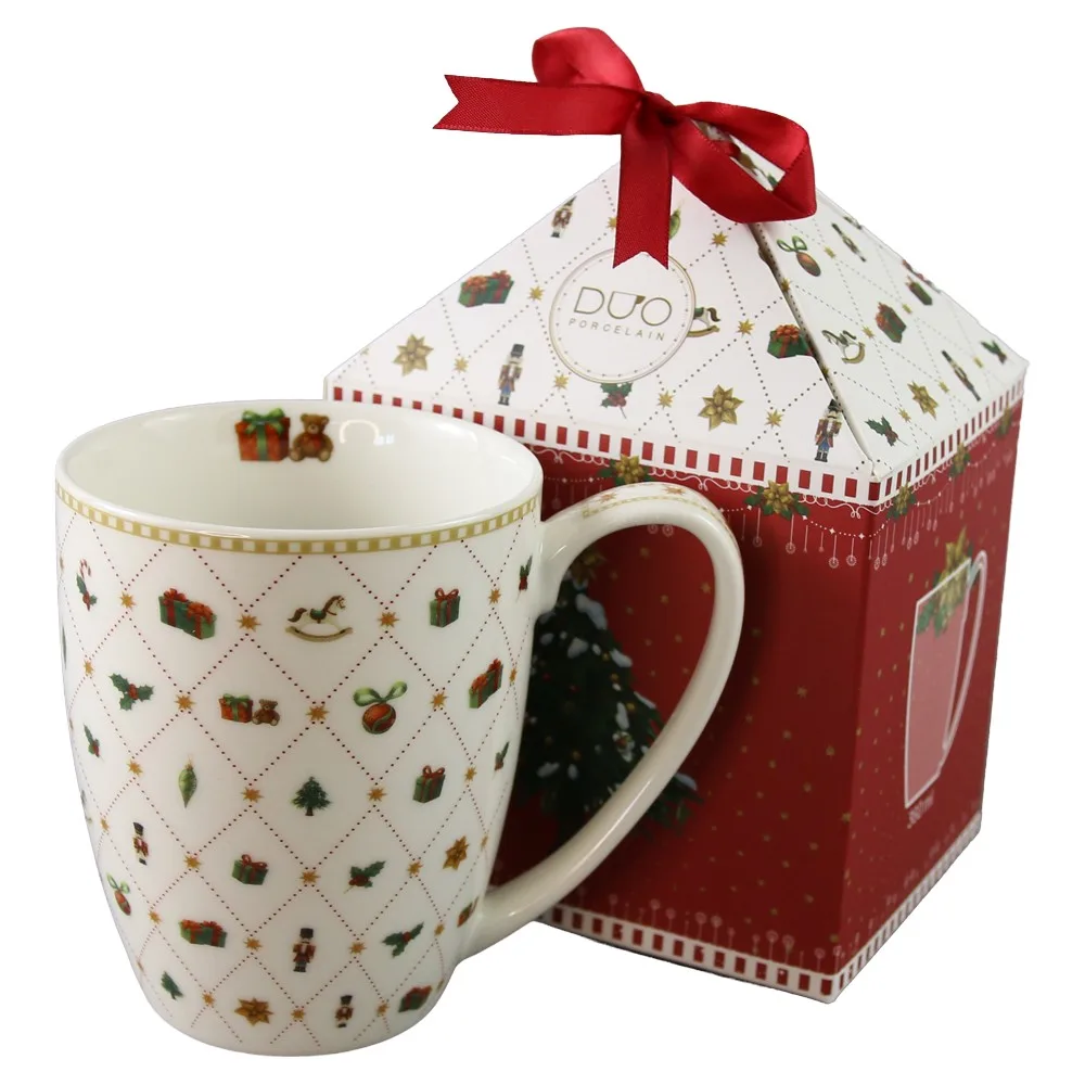 Cana de Craciun din portelan Ornament Joy 360 ml Cana de Craciun din portelan Ornament Joy 360 ml