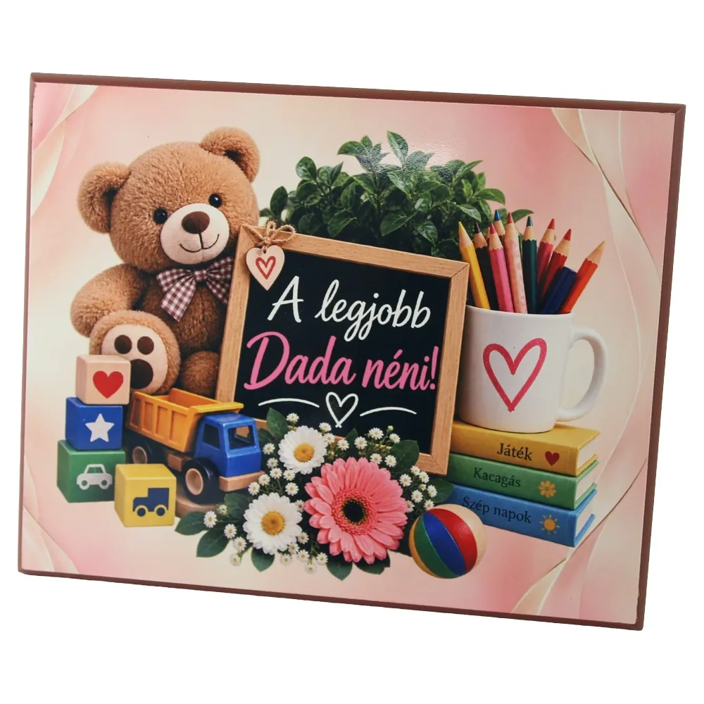 Placheta din MDF "A legjobb Dada neni!" 25 x 20 cm Placheta din MDF "A legjobb Dada neni!" 25 x 20 cm
