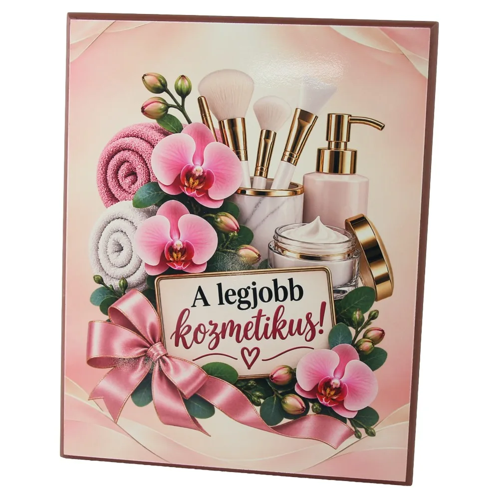 Placheta din MDF "A legjobb Kozmetikus!" 20 x 25 cm Placheta din MDF "A legjobb Kozmetikus!" 20 x 25 cm