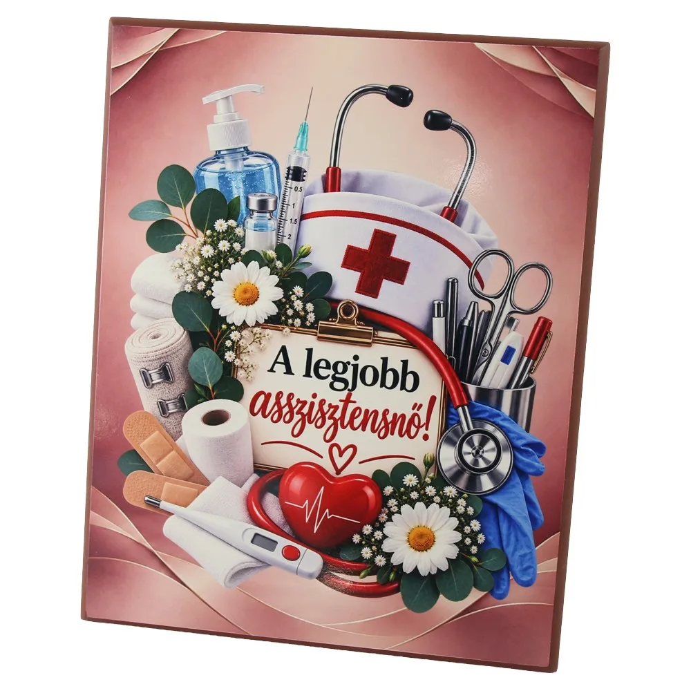 Placheta din MDF "A legjobb Asszisztensno!" 20 x 25 cm Placheta din MDF "A legjobb Asszisztensno!" 20 x 25 cm