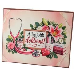 Placheta din MDF "A legjobb Doktorno!" 25 x 20 cm