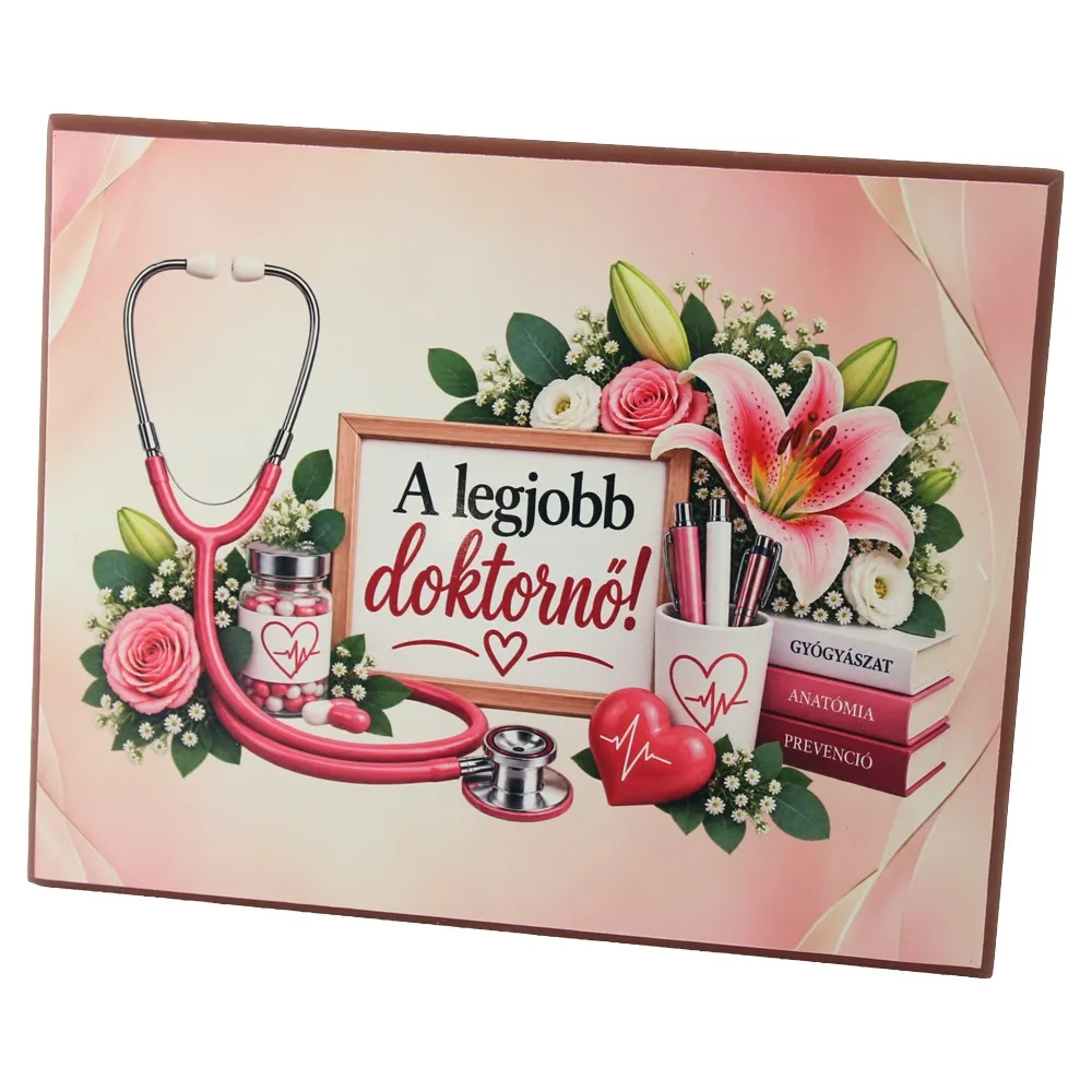 Placheta din MDF "A legjobb Doktorno!" 25 x 20 cm Placheta din MDF "A legjobb Doktorno!" 25 x 20 cm