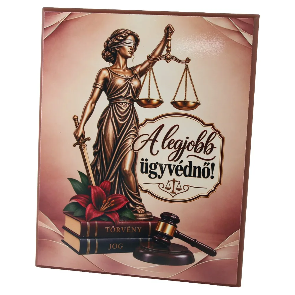 Placheta din MDF "A legjobb Ugyvedno!" 20 x 25 cm Placheta din MDF "A legjobb Ugyvedno!" 20 x 25 cm