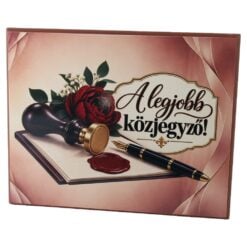 Placheta din MDF "A legjobb Kozjegyzo" 25 x 20 cm
