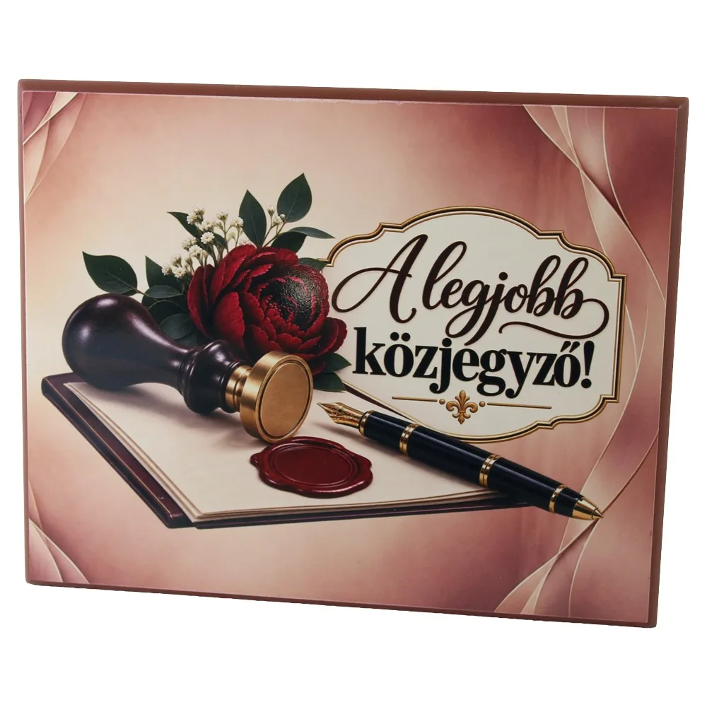 Placheta din MDF "A legjobb Kozjegyzo" 25 x 20 cm Placheta din MDF "A legjobb Kozjegyzo" 25 x 20 cm