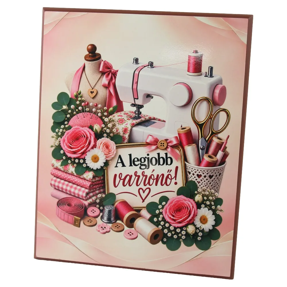 Placheta din MDF "A legjobb Varrono!" 20 x 25 cm