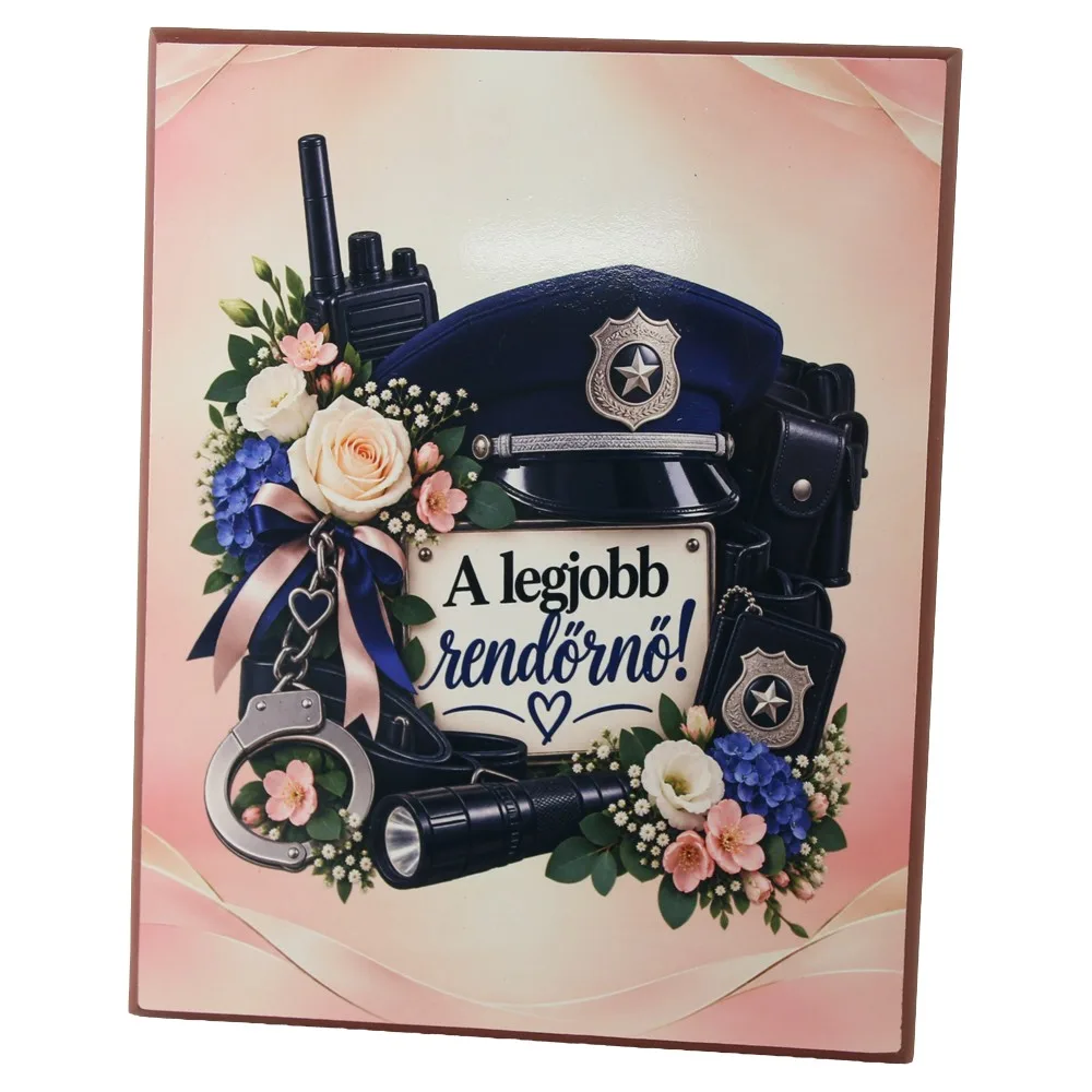 Placheta din MDF "A legjobb Rendorno!" 20 x 25 cm Placheta din MDF "A legjobb Rendorno!" 20 x 25 cm