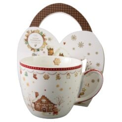 Cana de Craciun din portelan 460 ml Gingerbread House