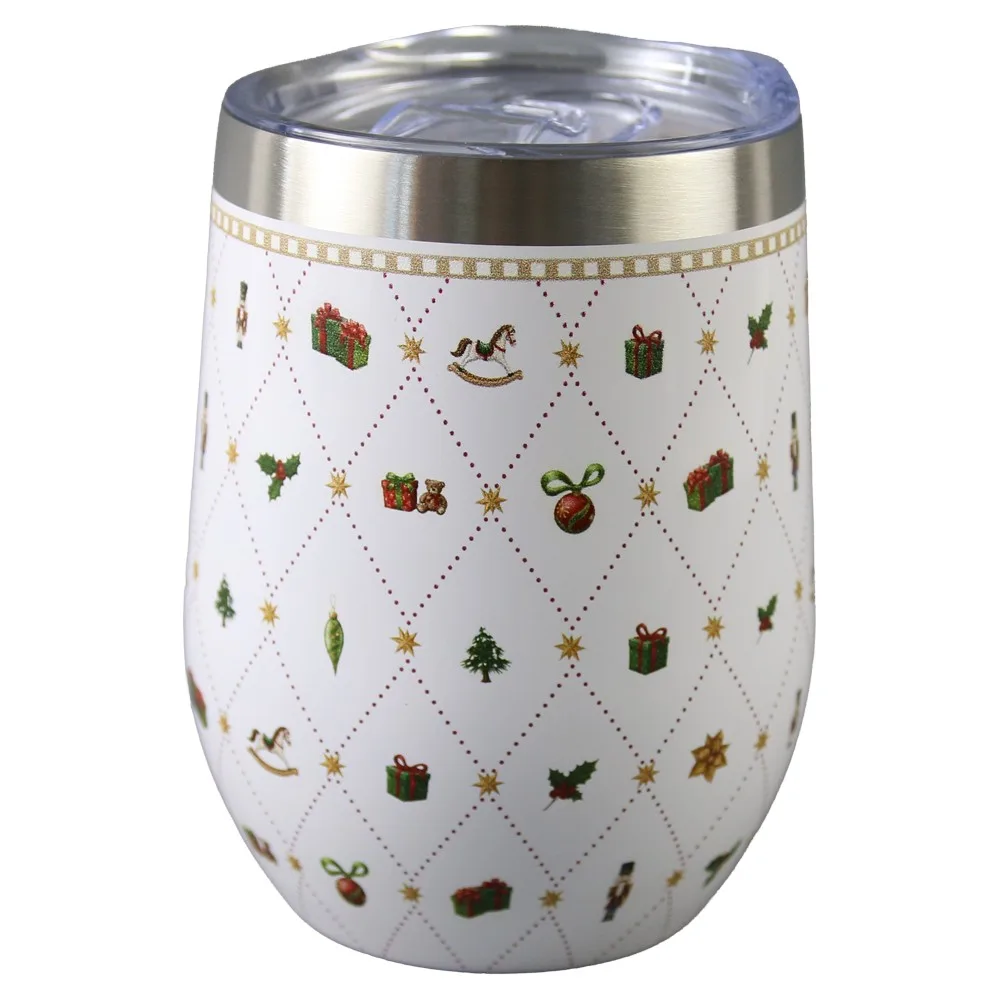 Cana termos de Craciun 330 ml Ornament Joy Cana termos de Craciun 330 ml Ornament Joy