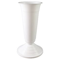Vaza din plastic pentru cimitir 14x32 cm