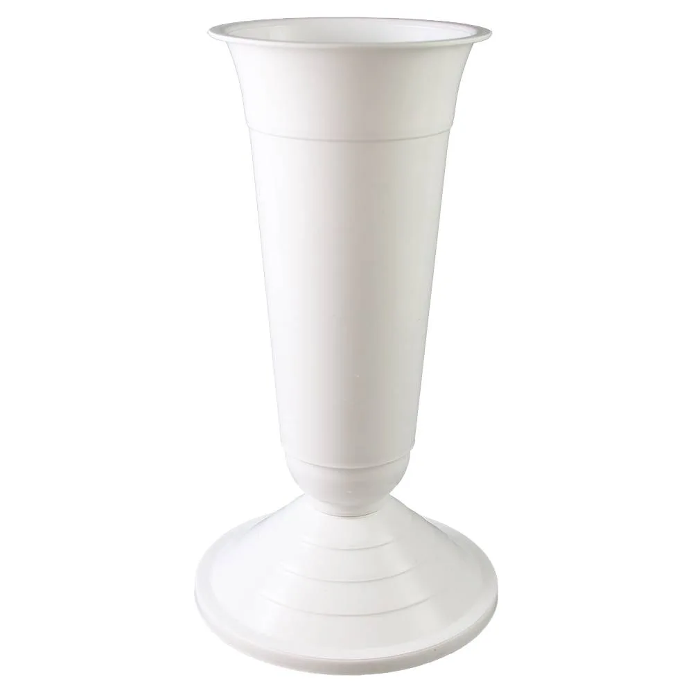 Vaza din plastic pentru cimitir 14x32 cm