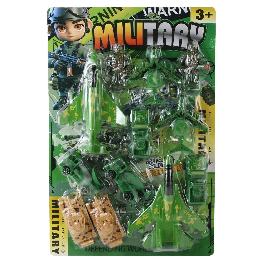Set de vehicule militare din plastic