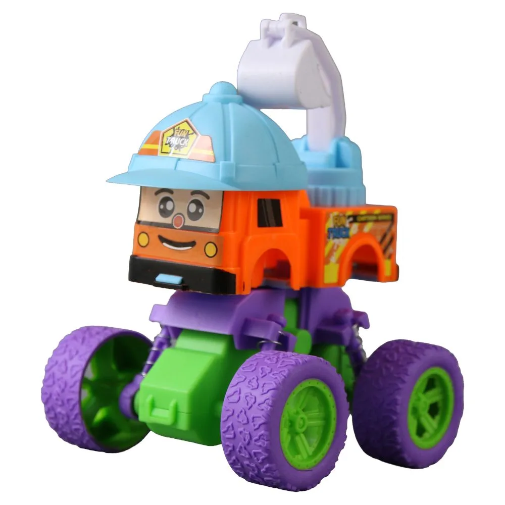 Masina de constructie din plastic cu frictiune