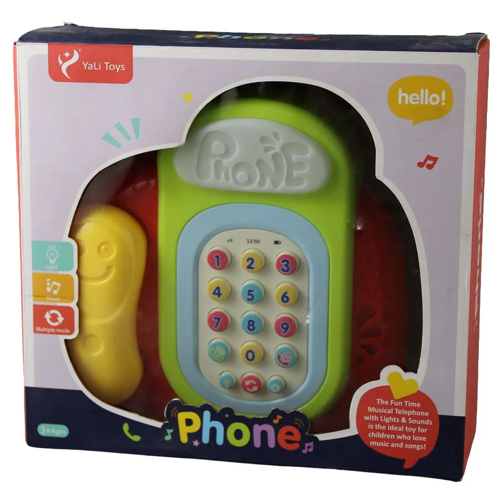 Telefon su sunete si lumini 17.5x17 cm