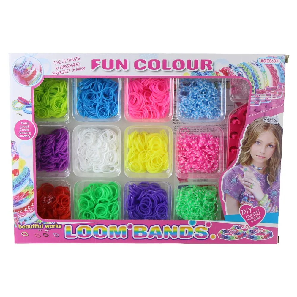 Set creativ pentru bratari cu elastice