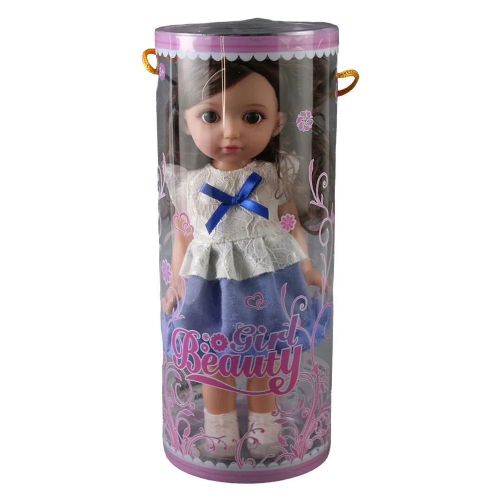 Papusa din plastic 12x30 cm Girl Beauty