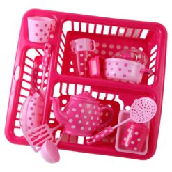 Set de vesela de bucatarie din plastic 17 piese