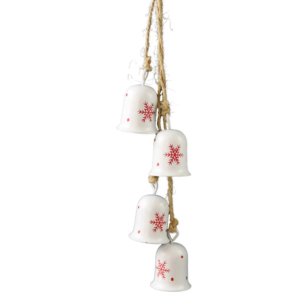 Decoratiune de Craciun cu clopotei din metal 3x 35 cm Decoratiune de Craciun cu clopotei din metal 3x 35 cm